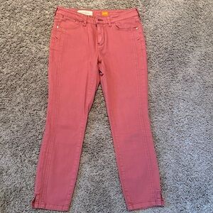 Anthropologie Pilcrow the STET crop five pocket brand new with tags 28 red jeans